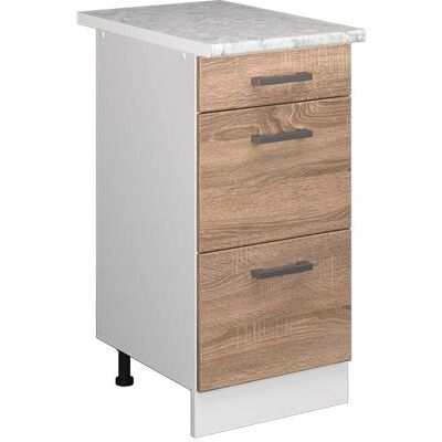 Vicco Mueble bajo de cocina Sonoma 40cm - R-Line con cajones Vicco Mueble bajo de cocina Sonoma 40cm - R-Line con cajones