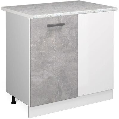 Vicco Eckschrank R-Line - Weiß - 86cm - Küchenschrank Vicco Eckschrank R-Line - Weiß - 86cm - Küchenschrank