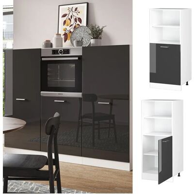 Vicco - R-Line - Anthrazit Hochglanz - 60 cm - Oven cabinet Vicco - R-Line - Anthrazit Hochglanz - 60 cm - Oven cabinet