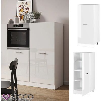 VICCO R-Line Gabinete de Cocina Blanco Alto Brillo - Gabinete de Cocina VICCO R-Line Gabinete de Cocina Blanco Alto Brillo - Gabinete de Cocina