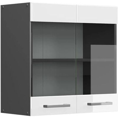 Vicco Armoire de cuisine vitrée R-Line - 60cm - Publicité Vicco Armoire de cuisine vitrée R-Line - 60cm - Publicité