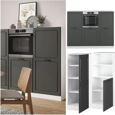 Vicco - Blocco cucina R-Line, Antracite/Bianco, 180cm Vicco - Blocco cucina R-Line, Antracite/Bianco, 180cm