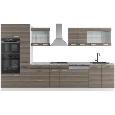 Vicco - R-Line - 350 cm - Gris/Blanco - Mueble de cocina Vicco - R-Line - 350 cm - Gris/Blanco - Mueble de cocina