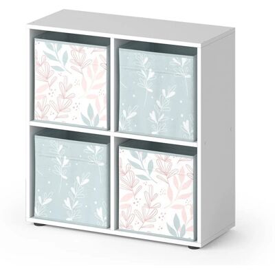 Divisor de ambientes Vicco Tetra - 4 compartimentos y cajas plegables Divisor de ambientes Vicco Tetra - 4 compartimentos y cajas plegables