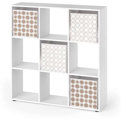 Divisor de ambientes Nove Vicco - 9 Estantes Divisor de ambientes Nove Vicco - 9 Estantes