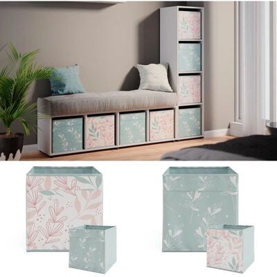 Vicco - Separador de ambientes Ludus Blanco con 4 cajas plegables - Separador de ambientes Vicco - Separador de ambientes Ludus Blanco con 4 cajas plegables - Separador de ambientes