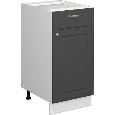 Mueble bajo de cocina Vicco Blanco/Antracita Oro 40cm - Muebles de cocina Mueble bajo de cocina Vicco Blanco/Antracita Oro 40cm - Muebles de cocina