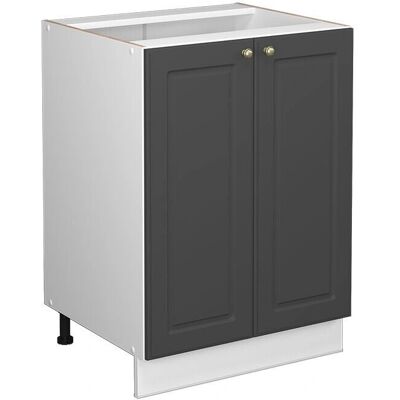 Vicco Modèle Fame-Line Meuble Bas de Cuisine 60cm - Blanc/Anthracite-Or - Publicité Vicco Modèle Fame-Line Meuble Bas de Cuisine 60cm - Blanc/Anthracite-Or - Publicité