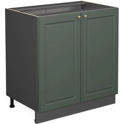 Vicco - Armoire de Cuisine Compacte 80cm Or Vert Style Cottage - Publicité Vicco - Armoire de Cuisine Compacte 80cm Or Vert Style Cottage - Publicité