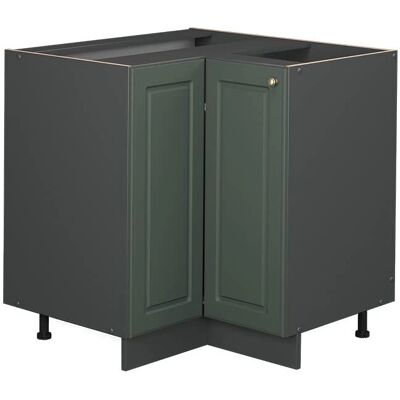 Vicco - Armario de esquina Fame-Line - Verde dorado - 80.5cm - Almacenamiento de cocina Vicco - Armario de esquina Fame-Line - Verde dorado - 80.5cm - Almacenamiento de cocina