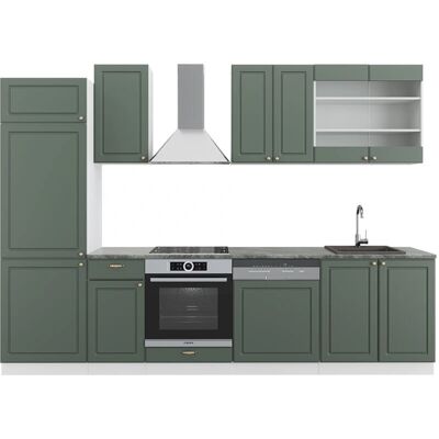 Vicco Mueble de Cocina 300cm Estilo Rústico Vicco Mueble de Cocina 300cm Estilo Rústico