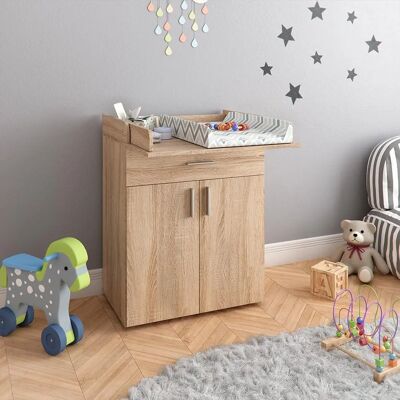 Vicco Lena Sonoma Mesa de Cambiar - Mueble para Bebés Vicco Lena Sonoma Mesa de Cambiar - Mueble para Bebés