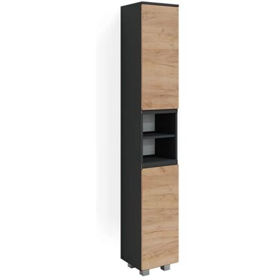 Vicco Armario de baño J-Shape - Mueble de baño Vicco Armario de baño J-Shape - Mueble de baño