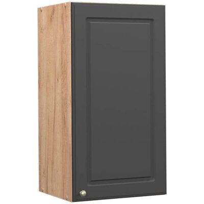 Vicco Mueble de Pared Fame-Line - 40cm Roble/Antracita-Oro - Almacenamiento de cocina Vicco Mueble de Pared Fame-Line - 40cm Roble/Antracita-Oro - Almacenamiento de cocina