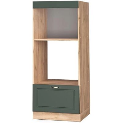 Vicco - Microondas empotrado Fame-Line 60 cm Roble/Verde-dorado Estilo de casa de campo Vicco - Microondas empotrado Fame-Line 60 cm Roble/Verde-dorado Estilo de casa de campo