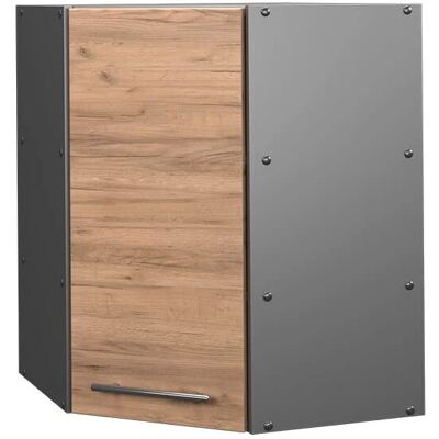 Vicco - Armario de pared de esquina Fame-Line 57cm Antracita/Roble moderno Vicco - Armario de pared de esquina Fame-Line 57cm Antracita/Roble moderno