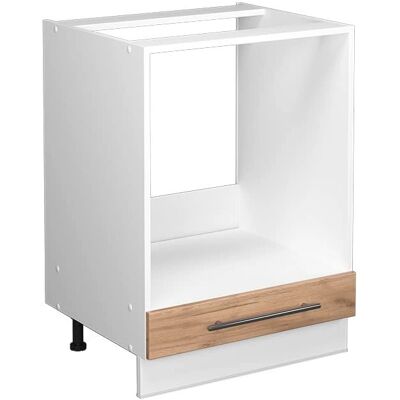 Vicco - Placard encastré pour four 60cm Chêne doré - Module cuisine - Publicité Vicco - Placard encastré pour four 60cm Chêne doré - Module cuisine - Publicité