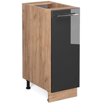 Vicco - Mueble de farmacia Fame-Line 30cm roble/antracita - Muebles de baño Vicco - Mueble de farmacia Fame-Line 30cm roble/antracita - Muebles de baño