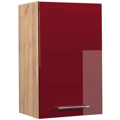 VICCO Armario de pared Fame-Line 45cm Burdeos Brillo Alto VICCO Armario de pared Fame-Line 45cm Burdeos Brillo Alto