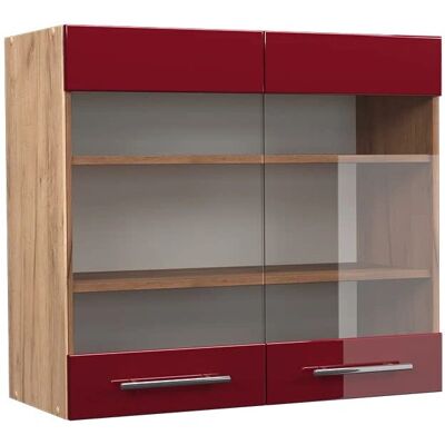Armadio cucina Vicco Fame-Line - Rosso Bordeaux - 80cm Armadio cucina Vicco Fame-Line - Rosso Bordeaux - 80cm