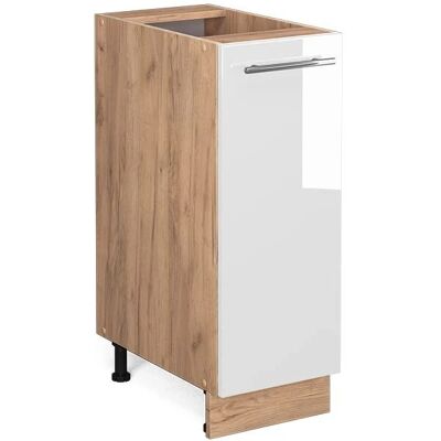 Vicco - Armario de farmacia Fame-Line 30 cm blanco alto brillo moderno Vicco - Armario de farmacia Fame-Line 30 cm blanco alto brillo moderno