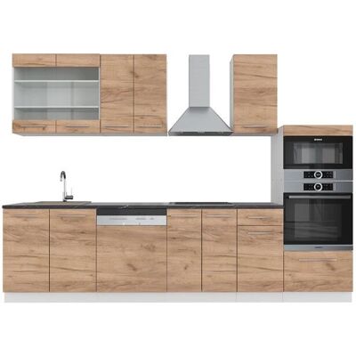 Vicco - Gabinete de cocina Fame-Line 300cm Blanco y Oro Vicco - Gabinete de cocina Fame-Line 300cm Blanco y Oro