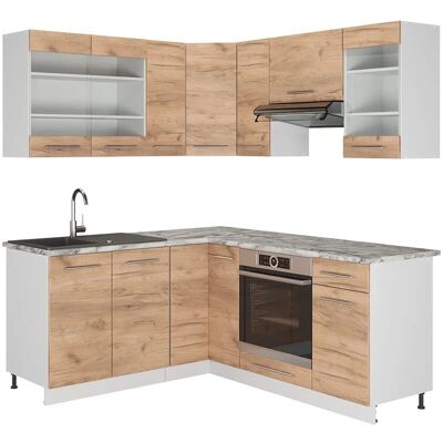 Vicco - Cuisine d'angle Fame-Line - 160x60 cm - Publicité Vicco - Cuisine d'angle Fame-Line - 160x60 cm - Publicité