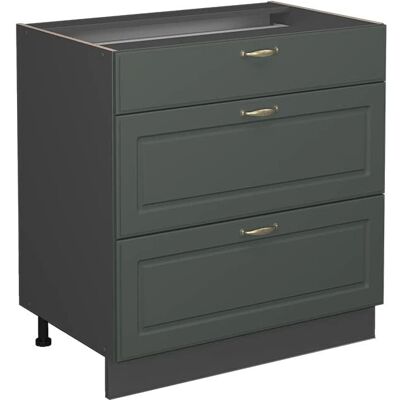 Vicco Modelo Fame-Line Gabinete de Cocina Bajo - Verde Dorado - 80cm Vicco Modelo Fame-Line Gabinete de Cocina Bajo - Verde Dorado - 80cm