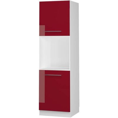 Armario empotrado para horno Vicco Fame-Line - Rojo Burdeos alto brillo - 60cm Armario empotrado para horno Vicco Fame-Line - Rojo Burdeos alto brillo - 60cm