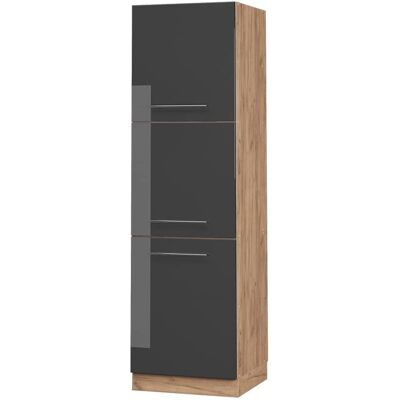 Armario de horno empotrado Vicco - Antracita alto brillo - 60cm Armario de horno empotrado Vicco - Antracita alto brillo - 60cm