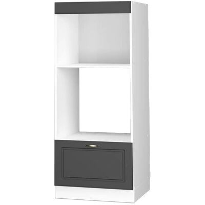 Armario de microondas Vicco - 60cm Blanco/Antracita/Oro - Muebles de cocina Armario de microondas Vicco - 60cm Blanco/Antracita/Oro - Muebles de cocina