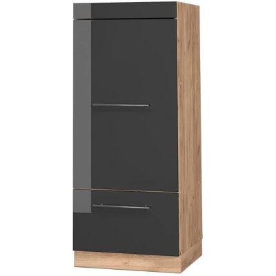Armario para microondas Vicco Fame-Line - Antracita alto brillo - Mueble para microondas Armario para microondas Vicco Fame-Line - Antracita alto brillo - Mueble para microondas
