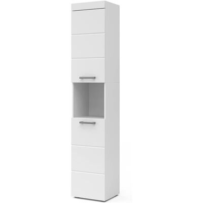 Gabinete de baño Vicco Luna - Estantes abiertos y puertas ajustables Gabinete de baño Vicco Luna - Estantes abiertos y puertas ajustables