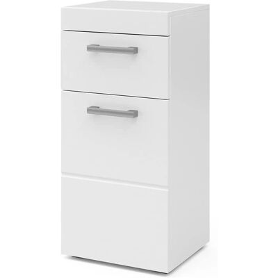 Armario de baño Luna Blanco - Mueble de almacenamiento Armario de baño Luna Blanco - Mueble de almacenamiento