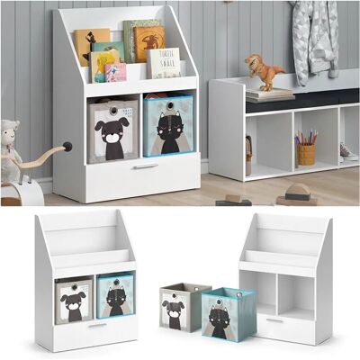 Estantería infantil Vicco Luigi - 72x96.2cm - Blanco Estantería infantil Vicco Luigi - 72x96.2cm - Blanco