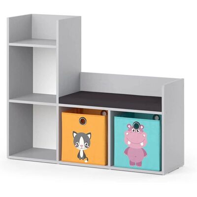 Estantería infantil VICCO Luigi - Apto para niños, 2 cajas plegables Estantería infantil VICCO Luigi - Apto para niños, 2 cajas plegables