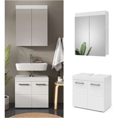 Conjunto de Muebles de Baño Luna Vicco - Diseño Escandinavo Elegante Conjunto de Muebles de Baño Luna Vicco - Diseño Escandinavo Elegante