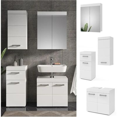 Conjunto de Muebles de Baño Vicco Luna Blanco - Tipo de Baño Conjunto de Muebles de Baño Vicco Luna Blanco - Tipo de Baño