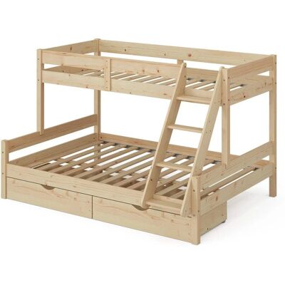 Vitalispa Everest Litera en Bois Naturel - Chambre d'Enfants - Publicité Vitalispa Everest Litera en Bois Naturel - Chambre d'Enfants - Publicité