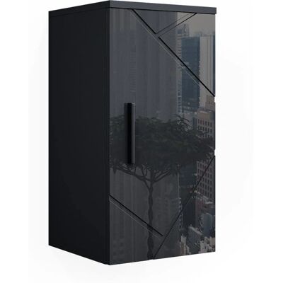 Vicco Armoire Murale Irma - Brillance haute en anthracite Salle de bain - Publicité Vicco Armoire Murale Irma - Brillance haute en anthracite Salle de bain - Publicité
