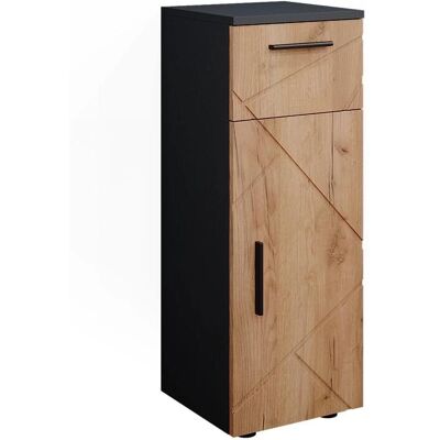 Armoire de Salle de Bain Vicco Irma - Porte Réversible, Étagères Ajustables - Publicité Armoire de Salle de Bain Vicco Irma - Porte Réversible, Étagères Ajustables - Publicité