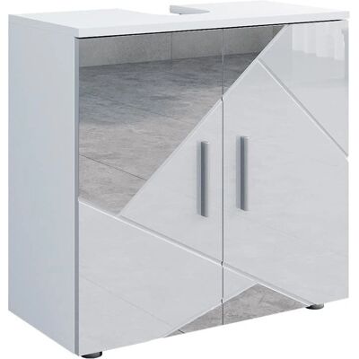Meuble de salle de bain Vicco Irma - Blanc, 60x59 cm - Publicité Meuble de salle de bain Vicco Irma - Blanc, 60x59 cm - Publicité