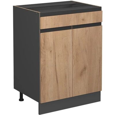 Meuble de cuisine Vicco - Chêne doré, forme J, 60cm - Meubles de cuisine - Publicité Meuble de cuisine Vicco - Chêne doré, forme J, 60cm - Meubles de cuisine - Publicité