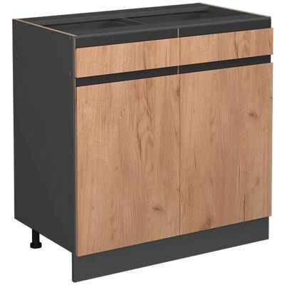 Vicco - Meuble de cuisine, Chêne doré, 80cm - Mobilier de Cuisine - Publicité Vicco - Meuble de cuisine, Chêne doré, 80cm - Mobilier de Cuisine - Publicité