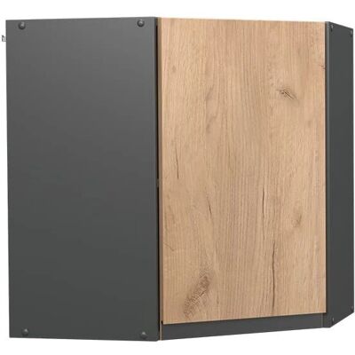 Armoire murale Vicco R-Line - Chêne doré, forme en J, 57cm - Publicité Armoire murale Vicco R-Line - Chêne doré, forme en J, 57cm - Publicité