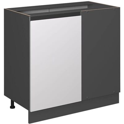 Vicco - Meuble d'angle R-Line, Anthracite, 86 cm - Rangement cuisine - Publicité Vicco - Meuble d'angle R-Line, Anthracite, 86 cm - Rangement cuisine - Publicité