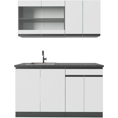 Cocina modular Vicco R-Line - Forma J para espacios pequeños Cocina modular Vicco R-Line - Forma J para espacios pequeños