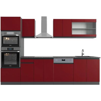 Vicco Küchenunterschrank - 300cm J-Form, Hohes Schrank, Ohne Arbeitsplatte Vicco Küchenunterschrank - 300cm J-Form, Hohes Schrank, Ohne Arbeitsplatte