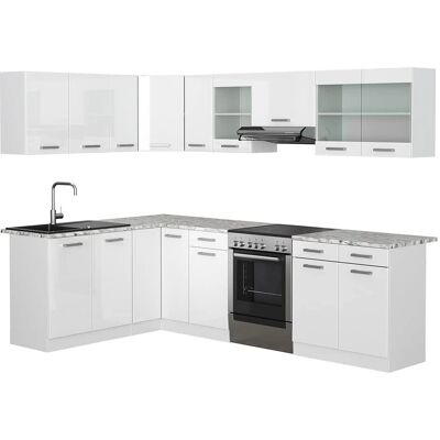 Vicco - Cuisine d'angle Rick - Hauteur réglable, Modulaire, Facile à nettoyer - Publicité Vicco - Cuisine d'angle Rick - Hauteur réglable, Modulaire, Facile à nettoyer - Publicité