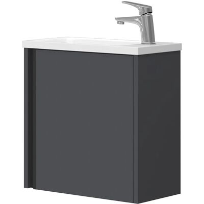 Conjunto de muebles de baño Vicco Kleo - Antracita - 2 piezas Conjunto de muebles de baño Vicco Kleo - Antracita - 2 piezas